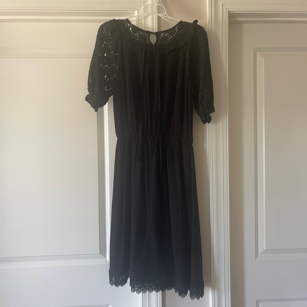 4 for $20/H&M Black Lace Crochet Trim Dress Size 6